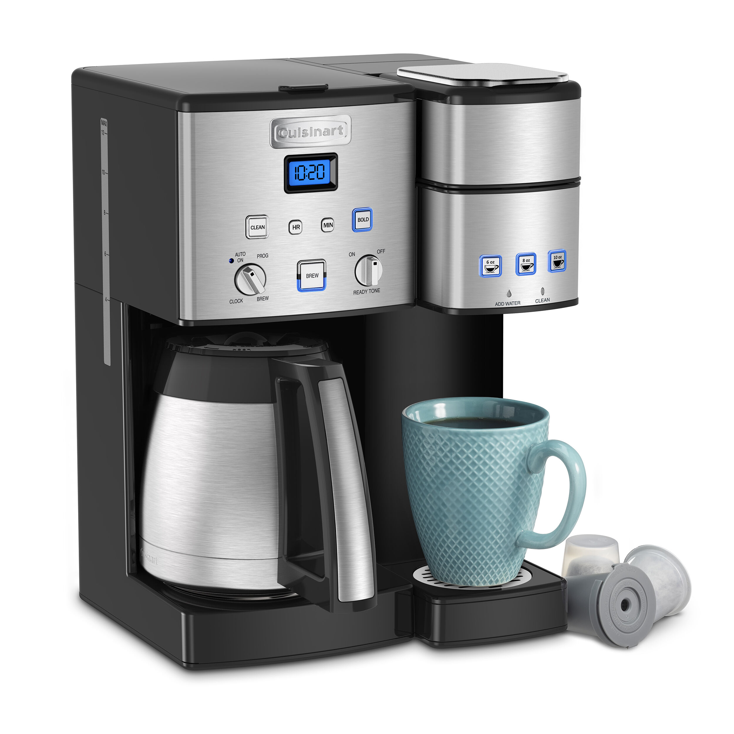 Discontinued Cuisinart Coffee Center 10-Cup Thermal Coffee Maker and Single-Serve Brewer - Image 4