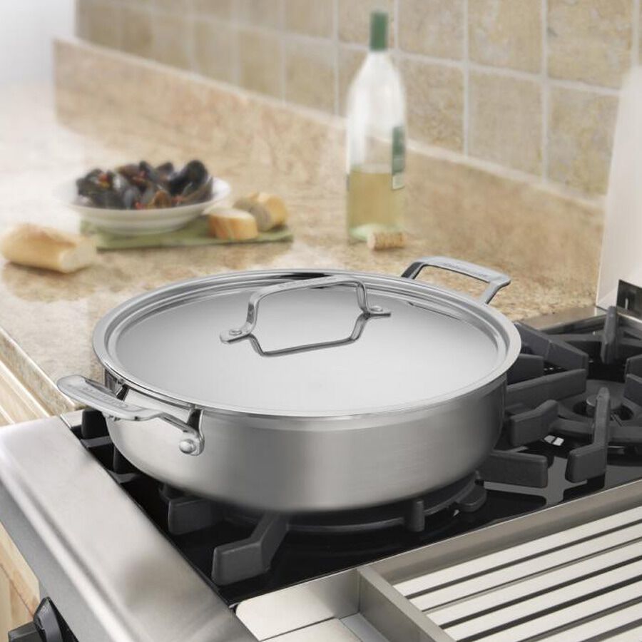 Multiclad Pro™ Tri-Ply Stainless 5.5 Qt. Casserole with Cover - Image 2