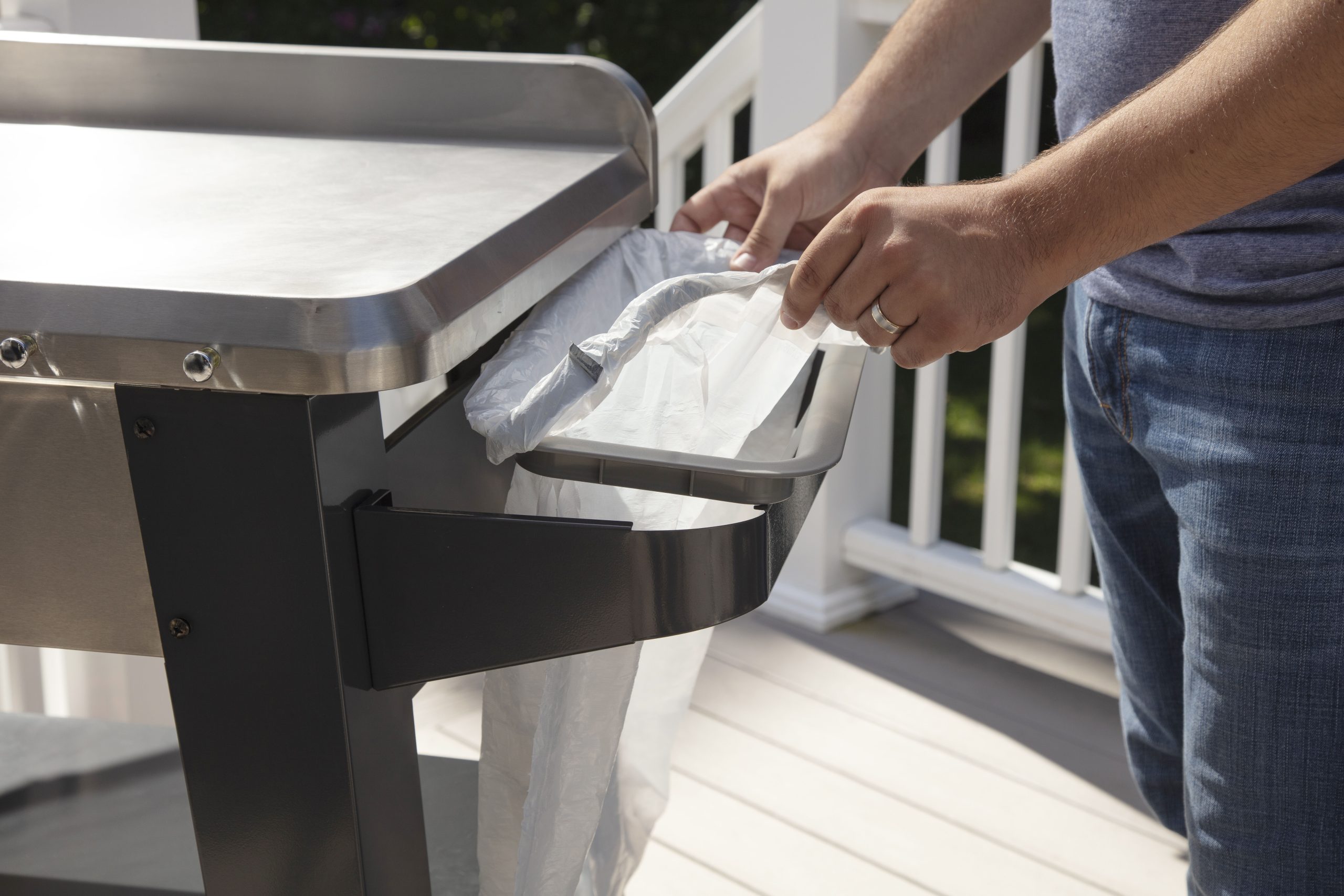 Outdoor Stainless Steel Grill Prep Table - Image 4
