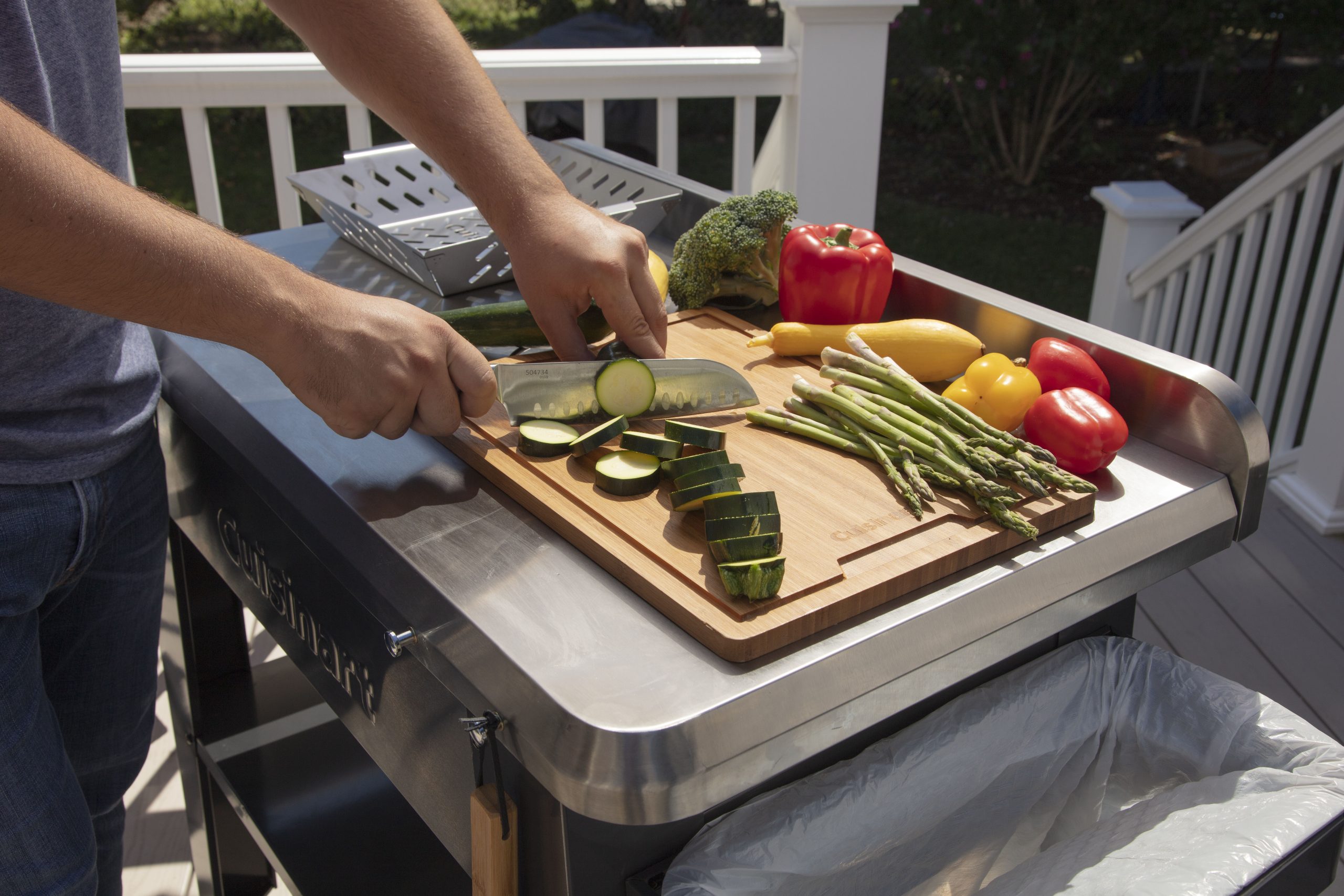 Outdoor Stainless Steel Grill Prep Table - Image 6