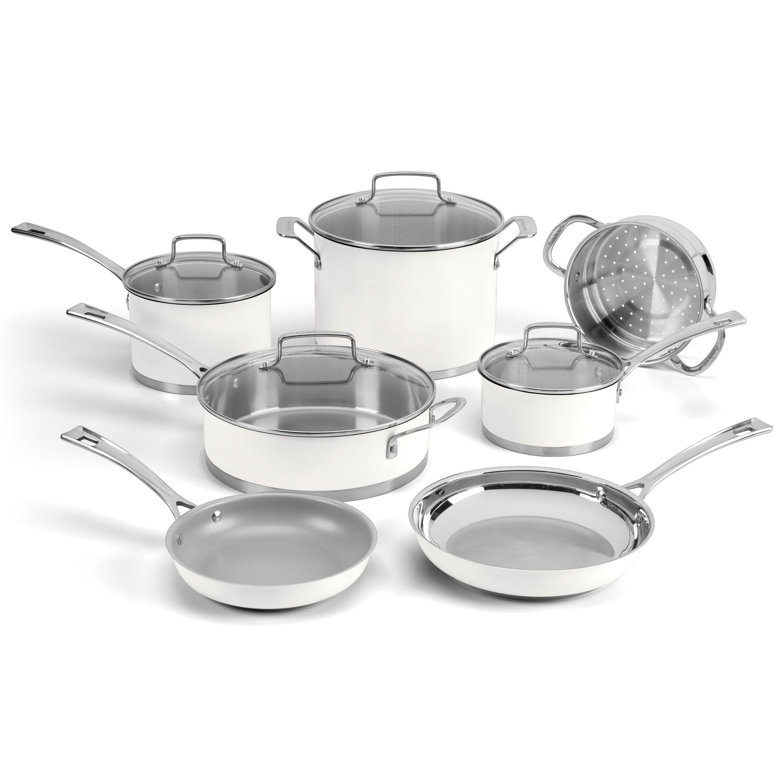 11 Piece Matte White Set