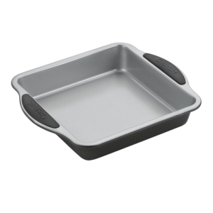 Discontinued Easy Grip® Silicone Grip Nonstick  9" Square Cake Pan