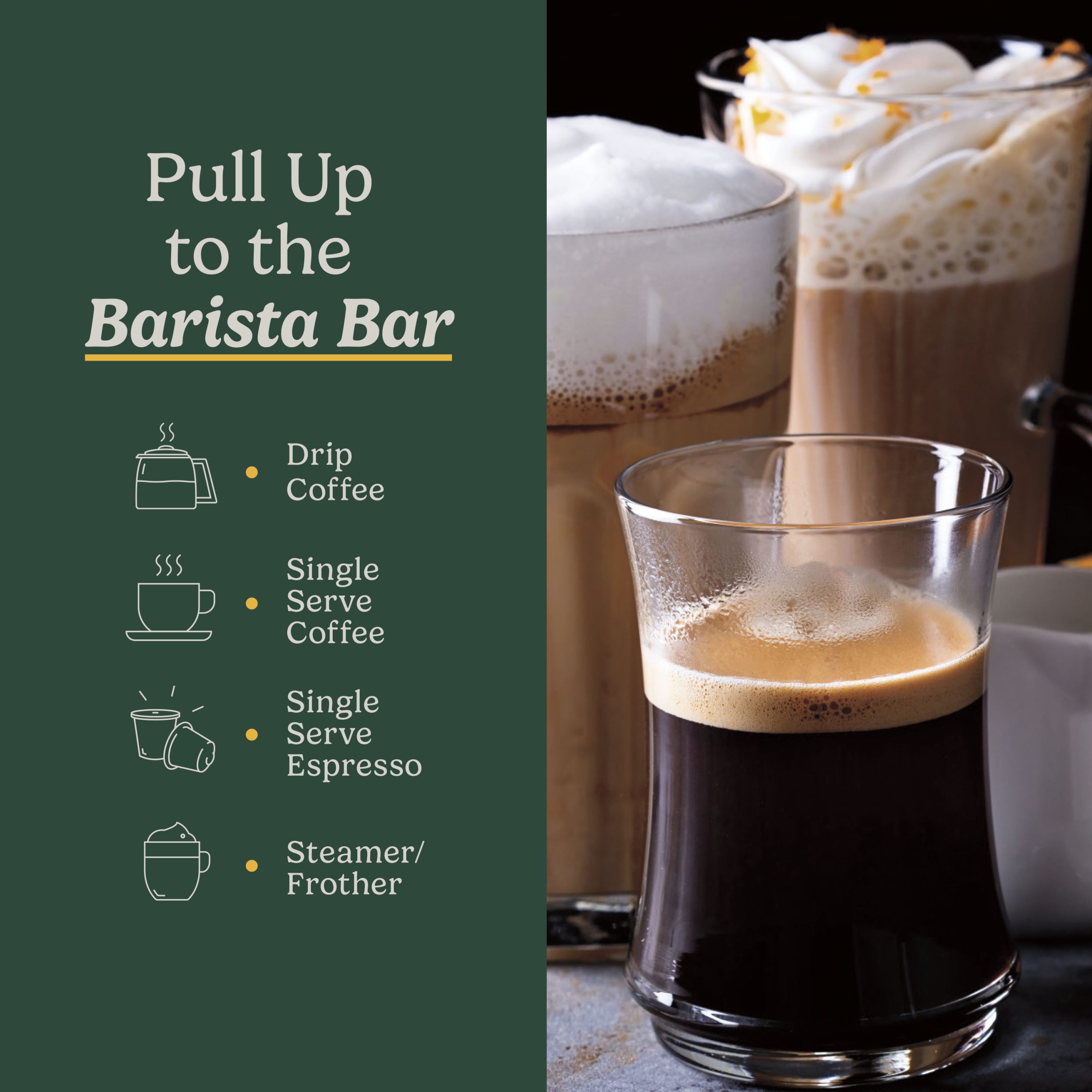 Discontinued Coffee Center® Barista Bar 4-in-1 Coffee Maker - Crystal Glam - Image 5