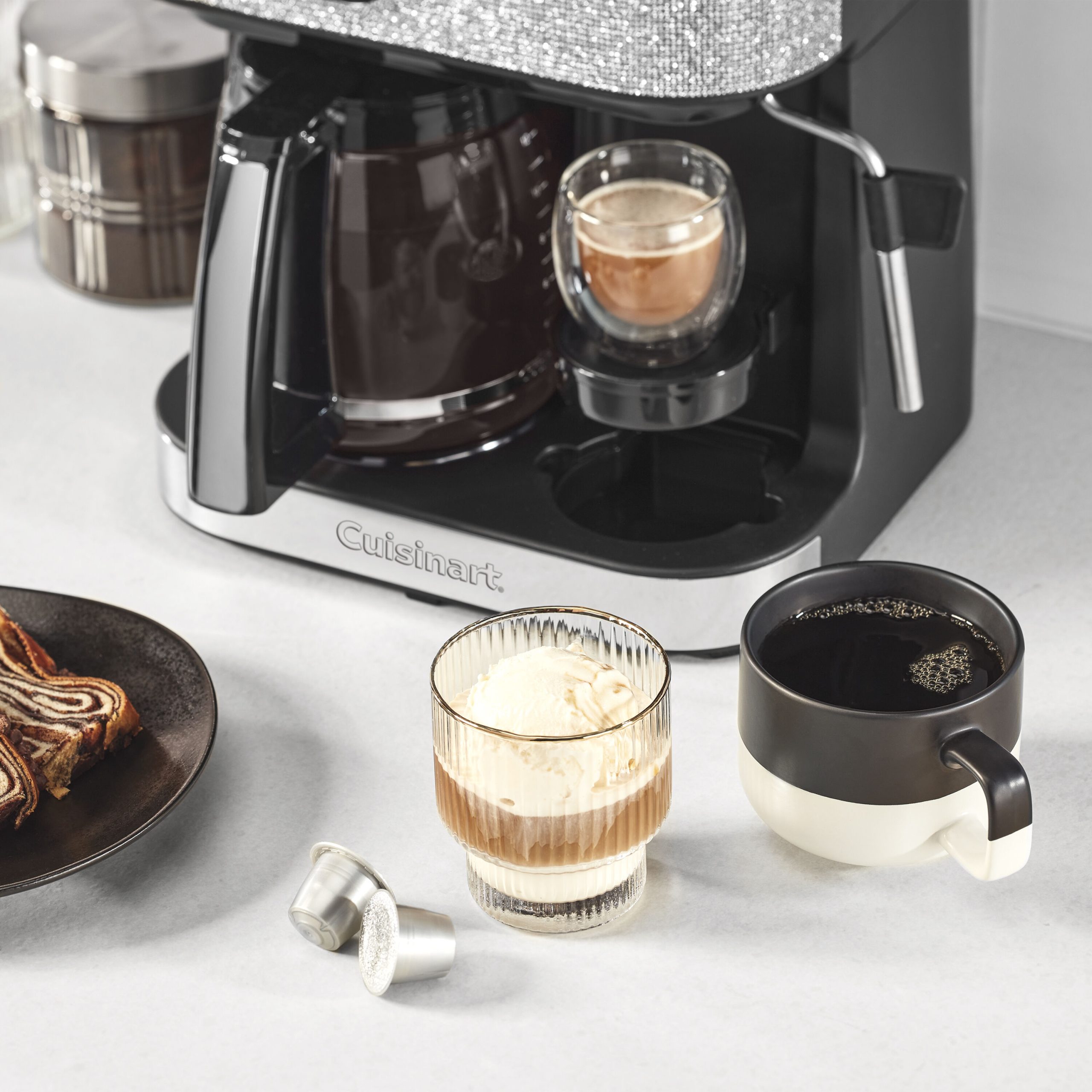 Discontinued Coffee Center® Barista Bar 4-in-1 Coffee Maker - Crystal Glam - Image 4