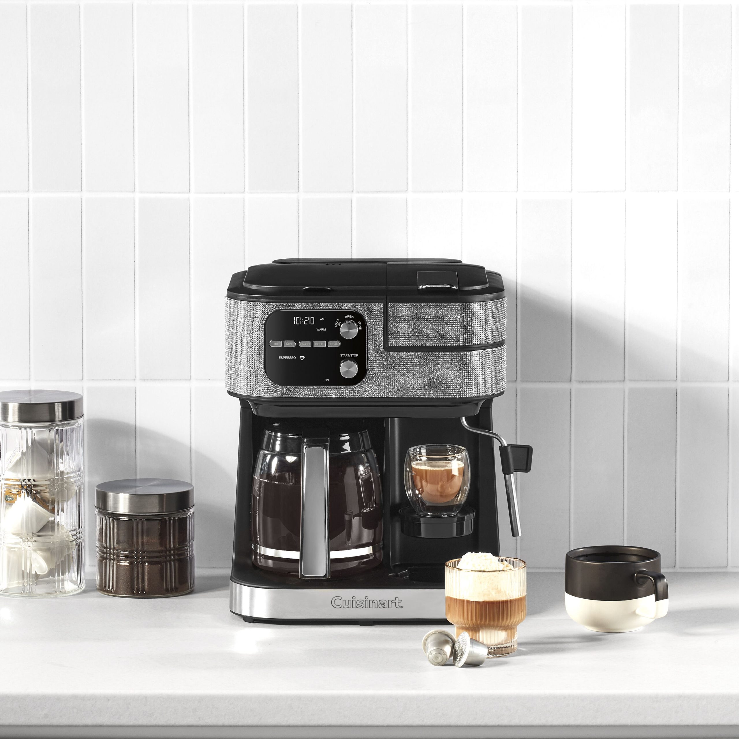 Discontinued Coffee Center® Barista Bar 4-in-1 Coffee Maker - Crystal Glam - Image 3