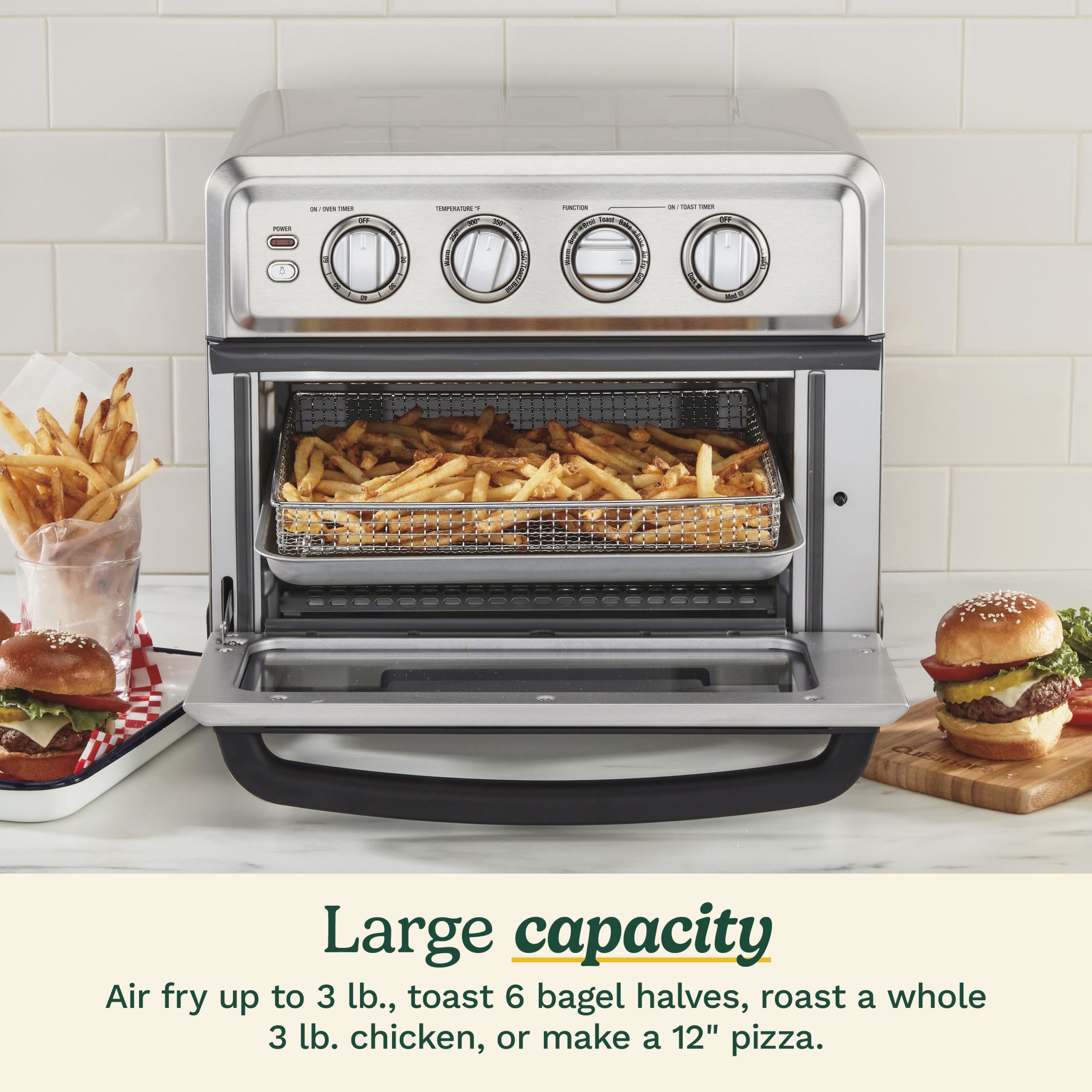 Air Fryer Toaster Oven with Grill - Image 4