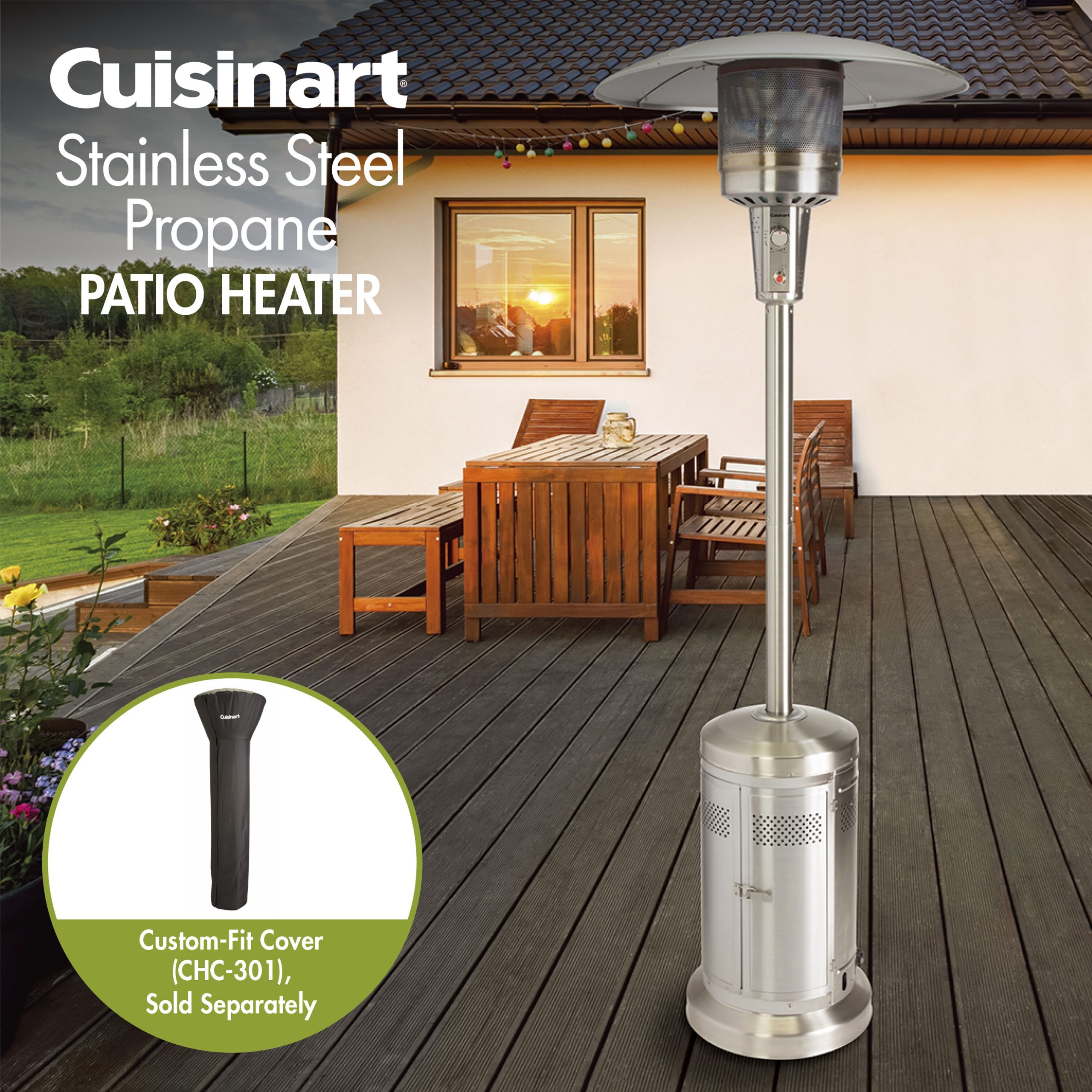 Stainless Steel Propane Patio Heater - Image 10
