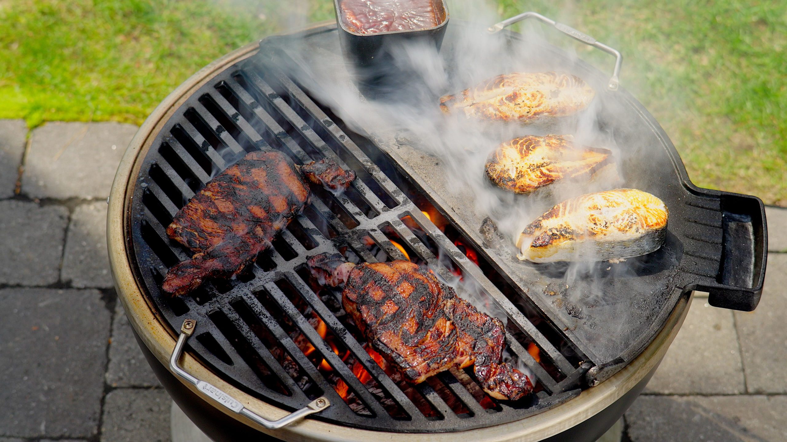 Cleanburn Fire Pit Griddle & Grill Top - Image 5